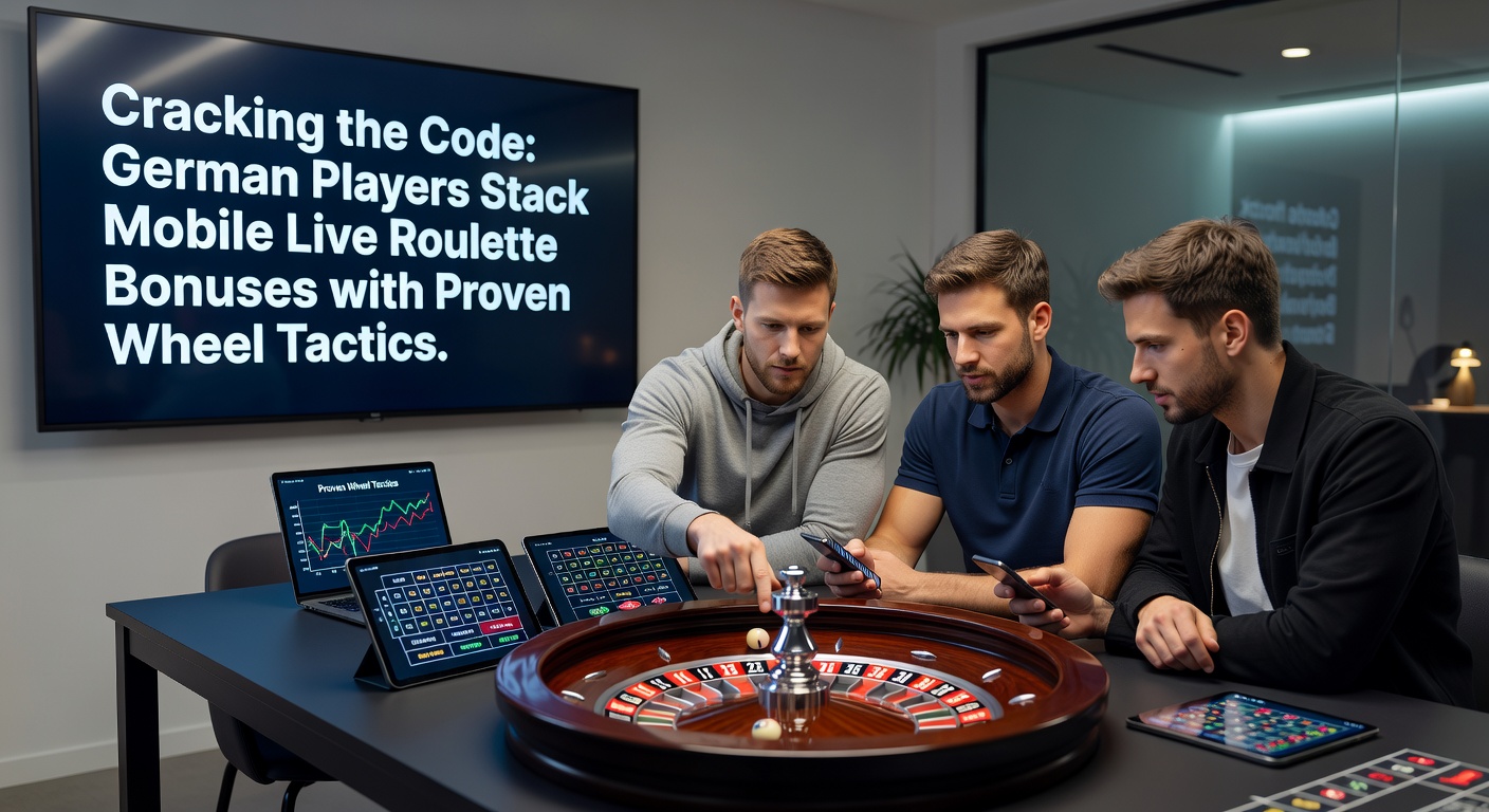 Deutscher Spieler am Smartphone mit Live-Roulette-Tisch und Bonus-Symbolen