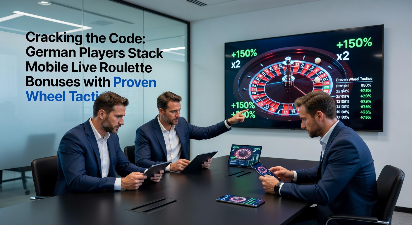 Live-Roulette-Rad mit Taktik-Überlagerung und Bonus-Stapel-Symbolik auf Mobilgerät
